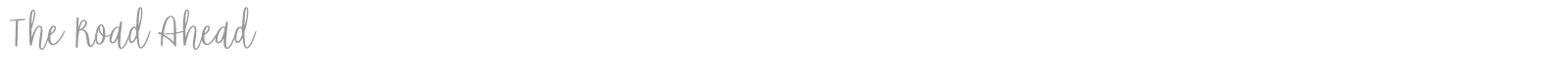 The Road Ahead font preview
